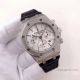 Swiss 7750 Audemars Piguet Royal Oak SS White Chronograph Dial Watch Copy (2)_th.jpg